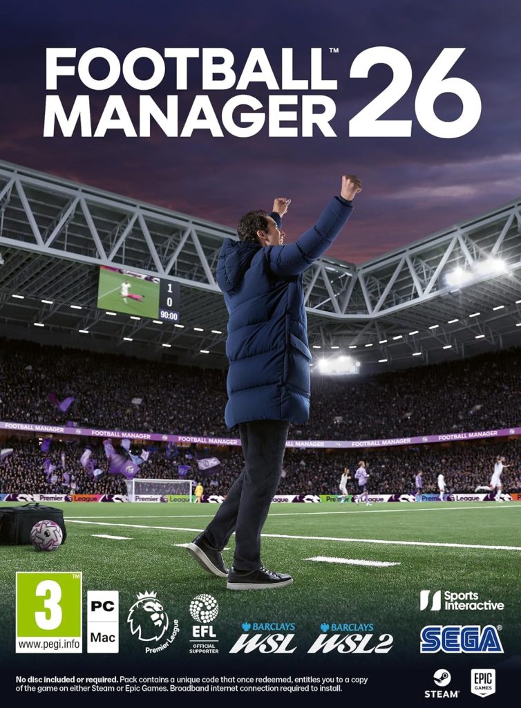 FOOTBALL MANAGER 2026 (Code in Box)