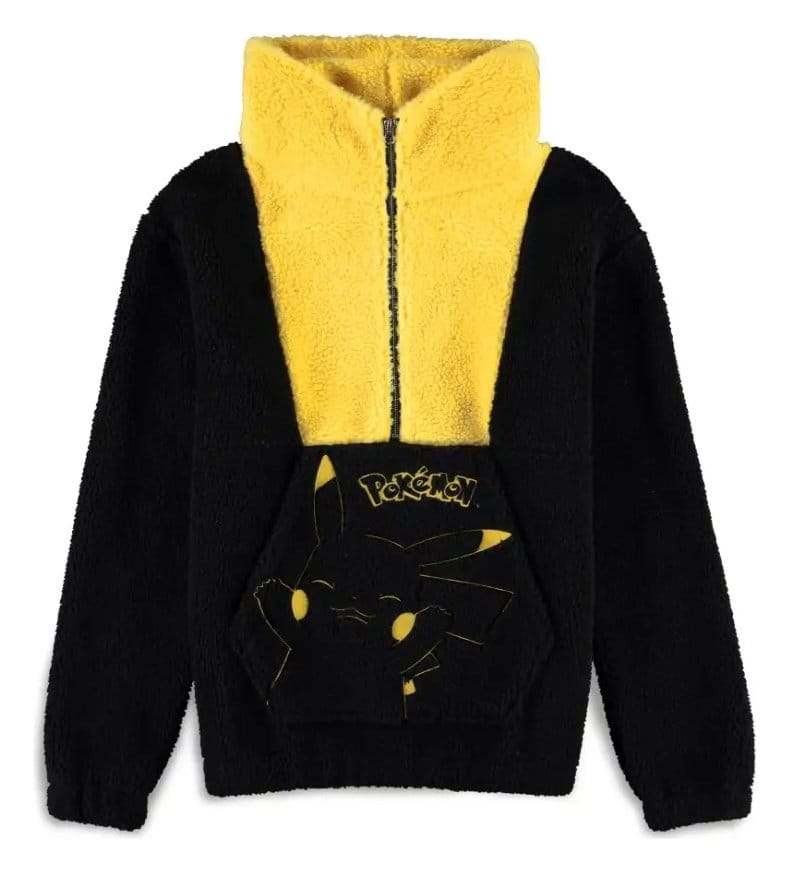 Pokémon Hooded Sweater Pikachu Sherpa Premium Size S