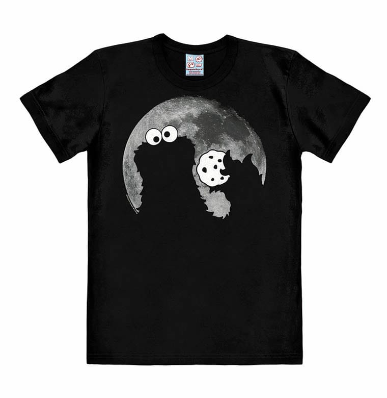 Sesame Street Easy Fit T-Shirt Cookie Monster - Moon Size S