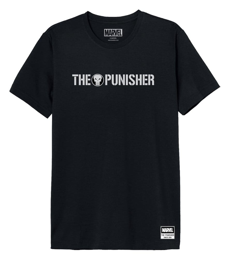 Marvel T-Shirt The Punisher Text Logo Size XXL