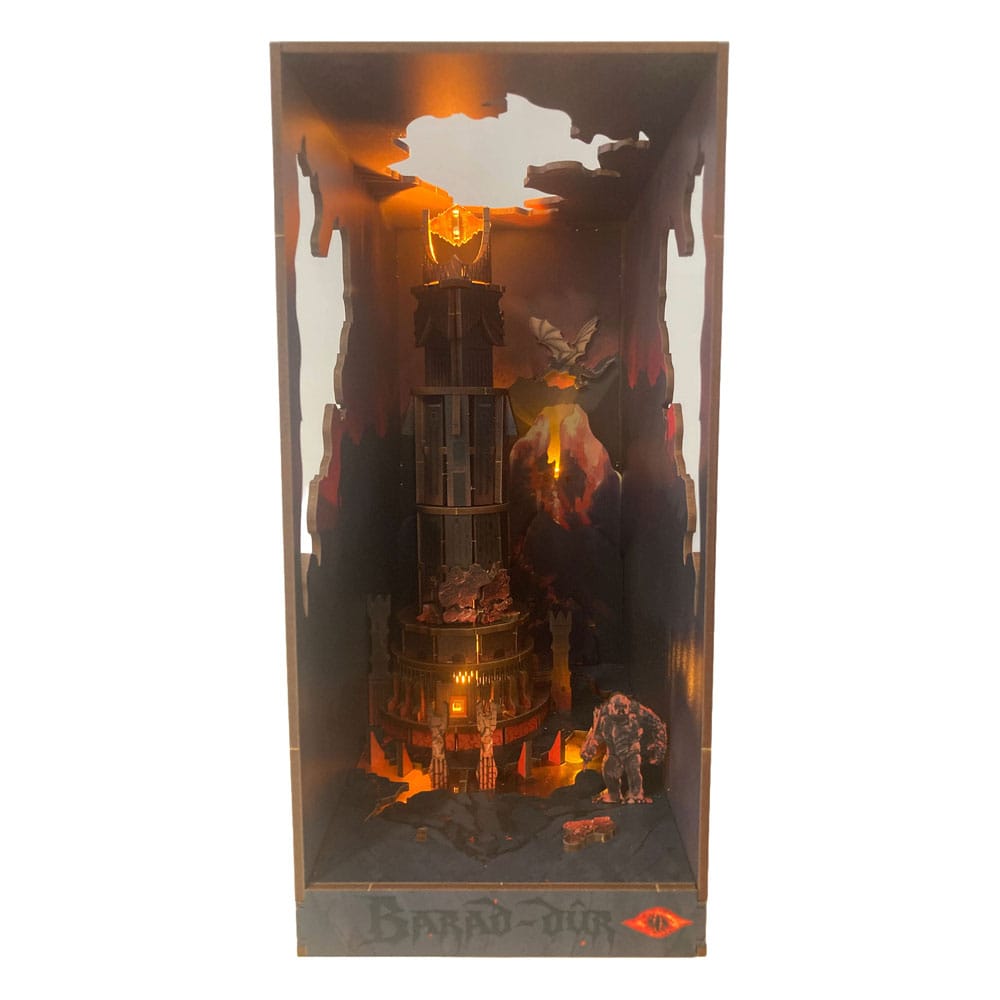 The Lord of the Rings Tiny Adventures Book Nook Mini Diorama Barad-Dûr 23 cm
