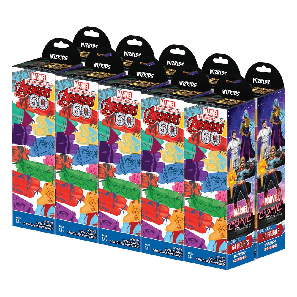 Marvel HeroClix: Avengers 60th Anniversary Booster Brick (10)