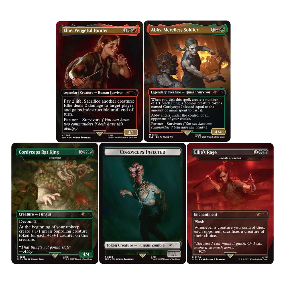 Magic the Gathering Secret Lair x PlayStation: The Last of Us Part II english