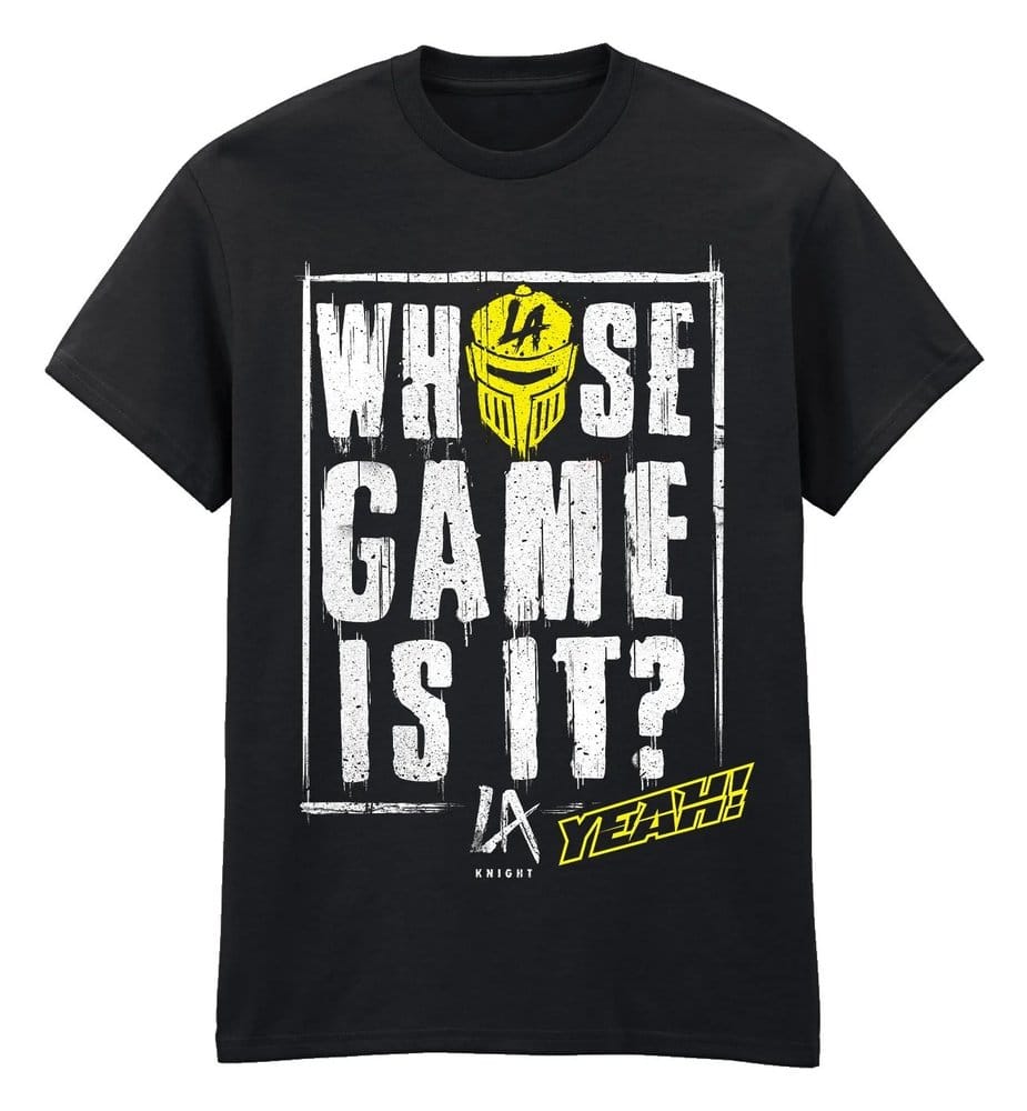 WWE T-Shirt Who's Game Is It Black Size L