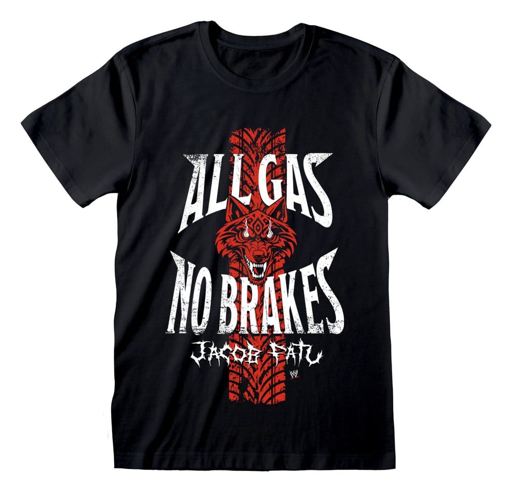 WWE T-Shirt All Gas Black Size L