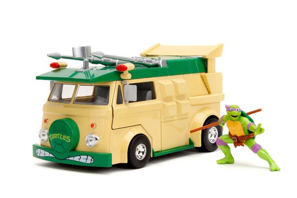 Teenage Mutant Ninja Turtles Diecast Model 1/24 Donatello & Party Wagon