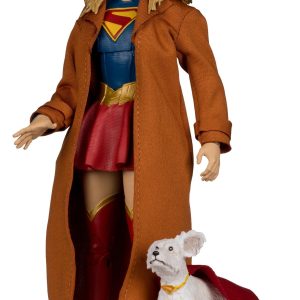 Supergirl (2026) DC Theatrical Deluxe Edition Action Figure Supergirl & Krypto (Gold Label) 17 cm