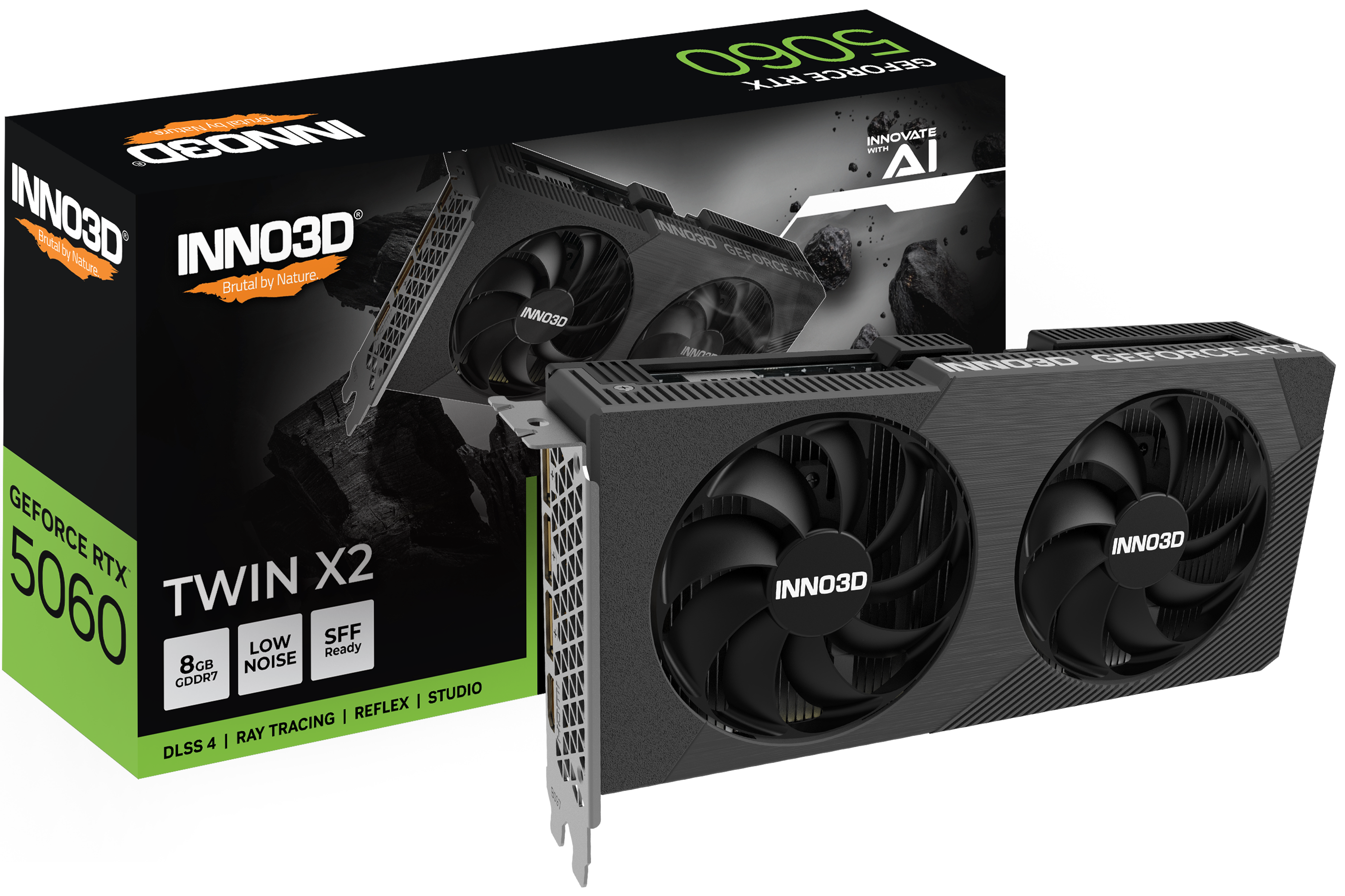 INNO3D GeForce RTX 5060 8GB GDDR7 Twin X2