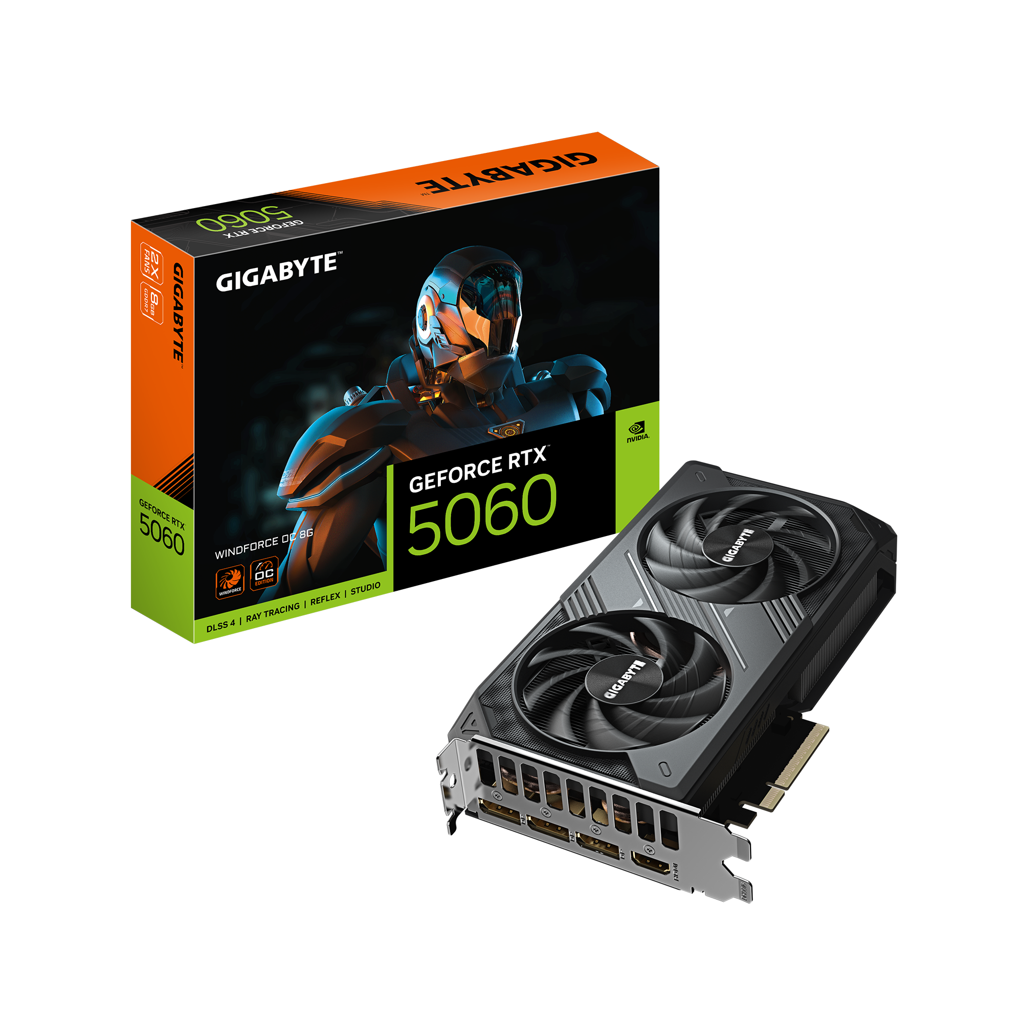 Gigabyte RTX5060 Windforce OC 8GB GDDR7