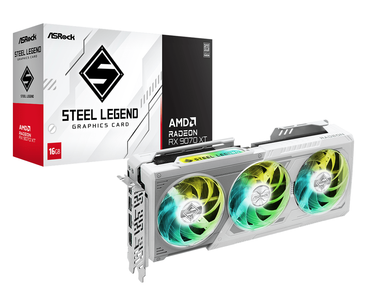 AMD Radeon RX 9070 XT Steel Legend 16GB