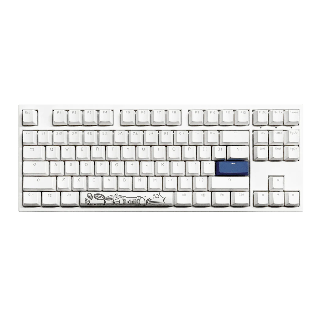 Ducky One 3 PURE WHITE (US) TKL Cherry BROWN Switch RGB LED