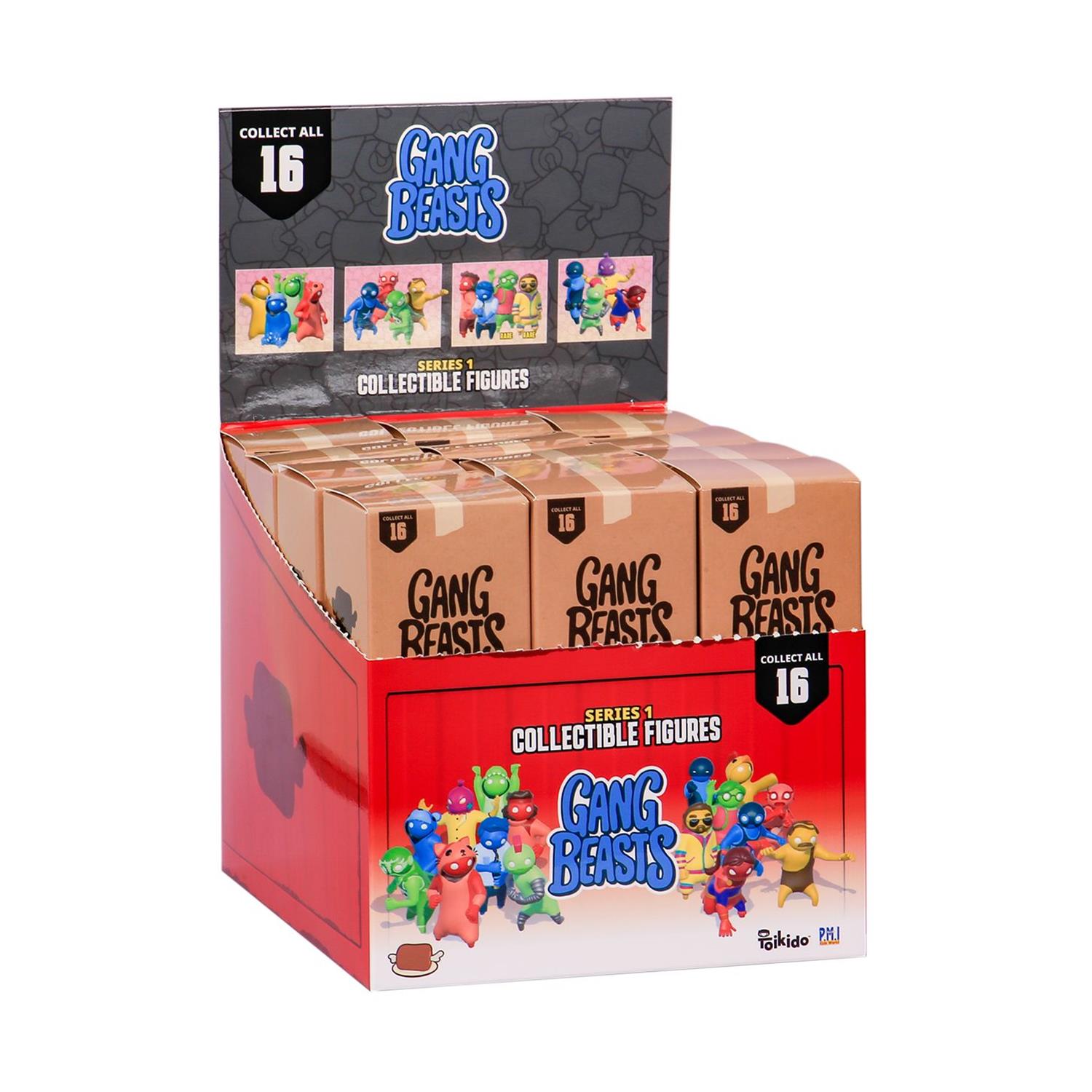 P.M.I. Gang Beasts Blindbox Collectible Figure - 1 Pack (S1) (Random) (GB2007)