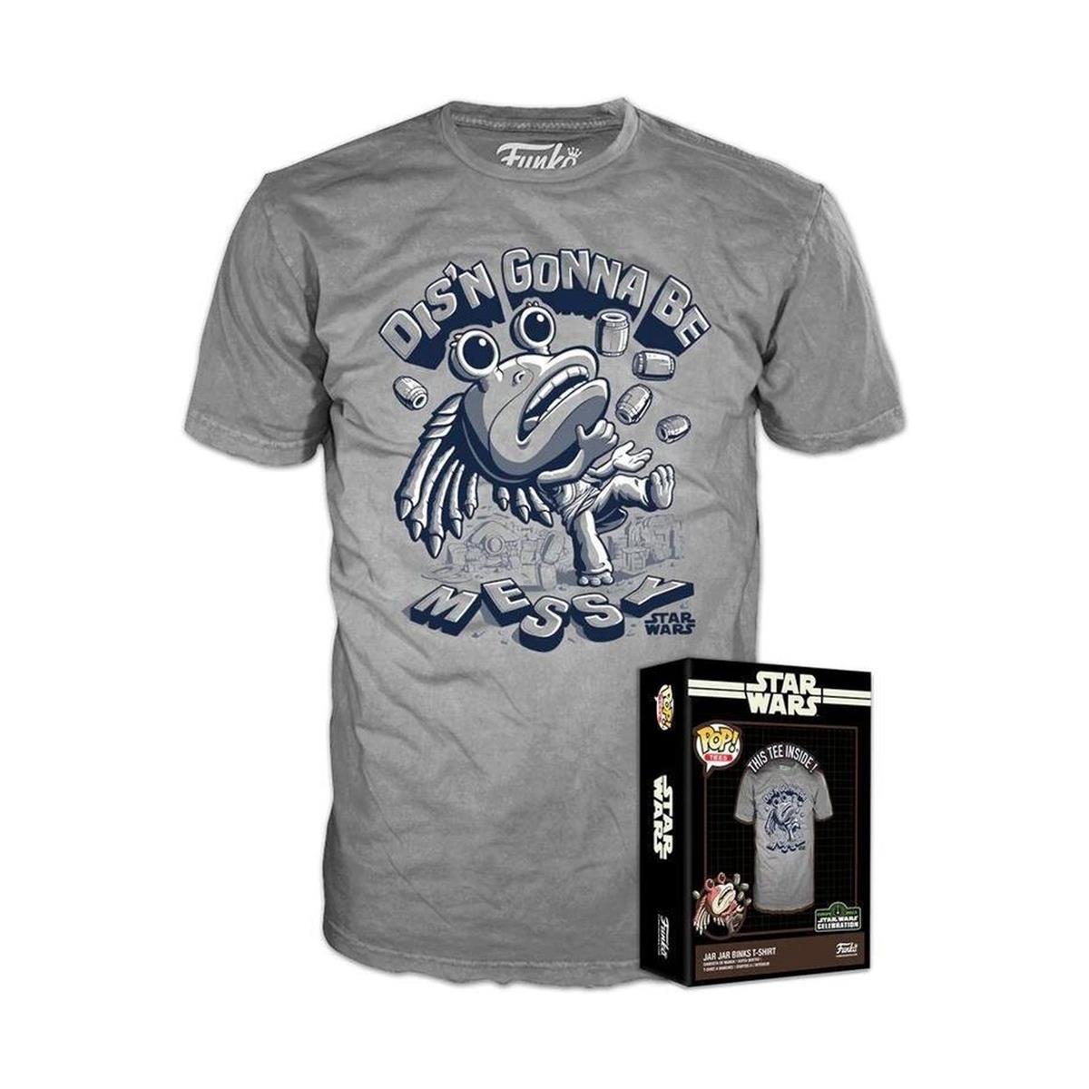 Funko Boxed Tee Disney Star Wars: The Phantom Menace Anniversary - Jar Jar Bink T-Shirt (S)