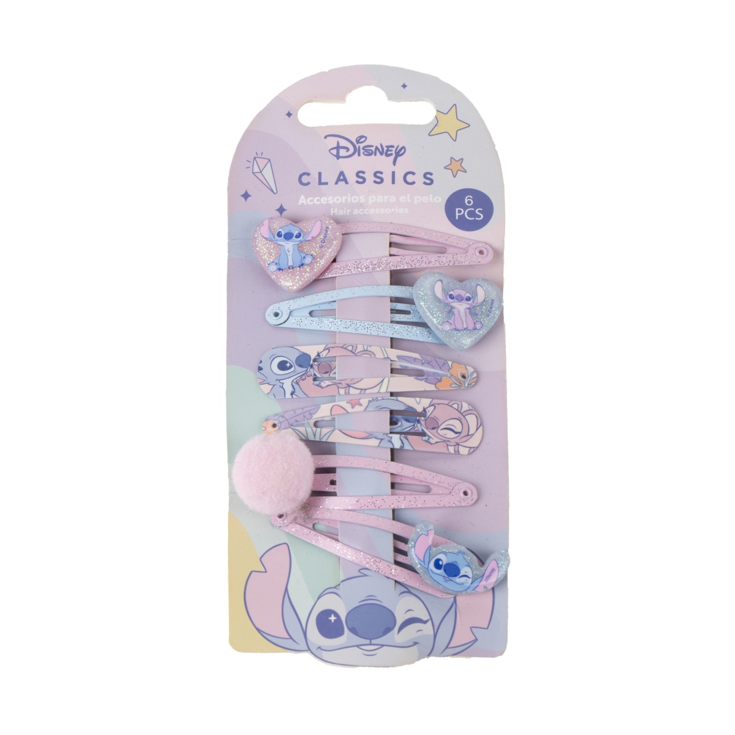 Cerda Beauty Disney: Stitch - Hair Accessories (6pcs) (2500003682)