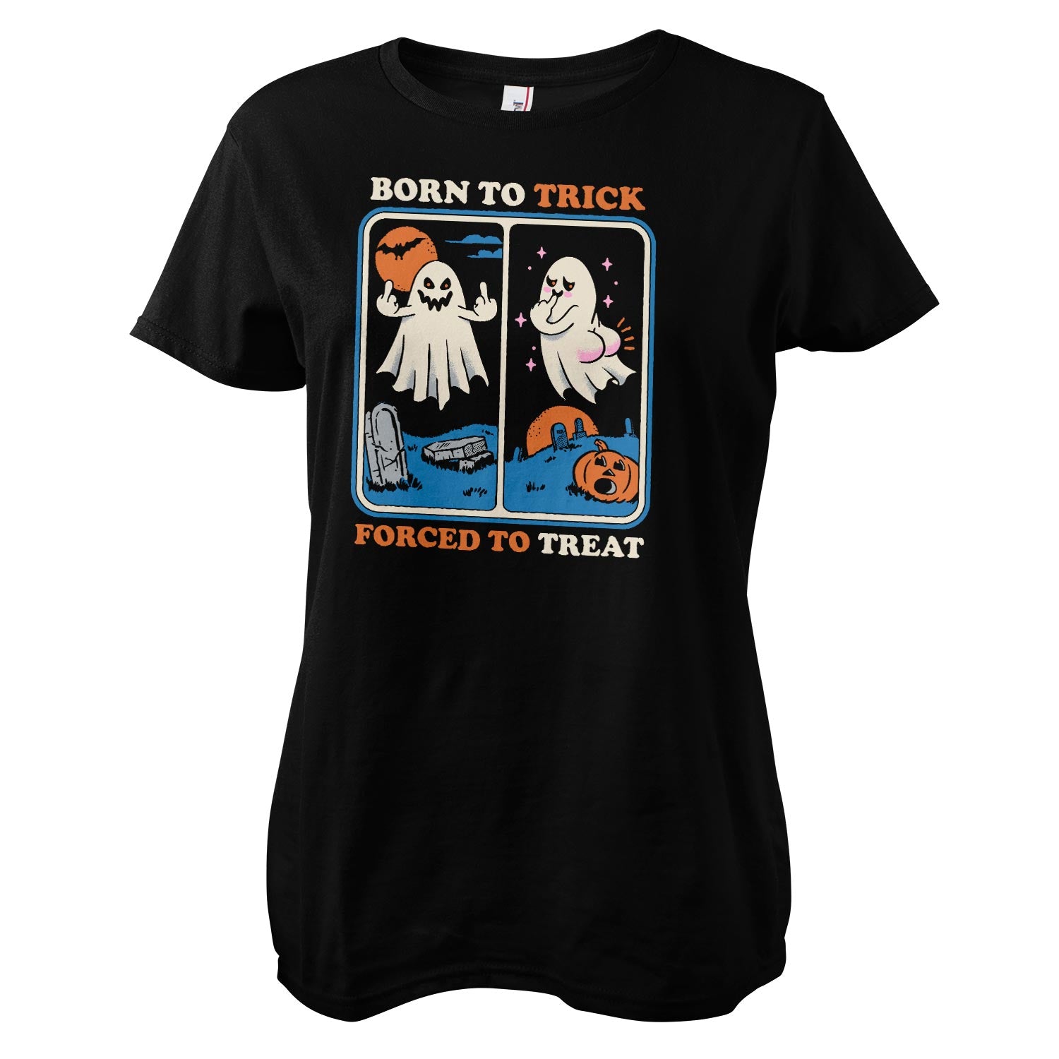 Born To Trick - Forced To Treat Girly Tee