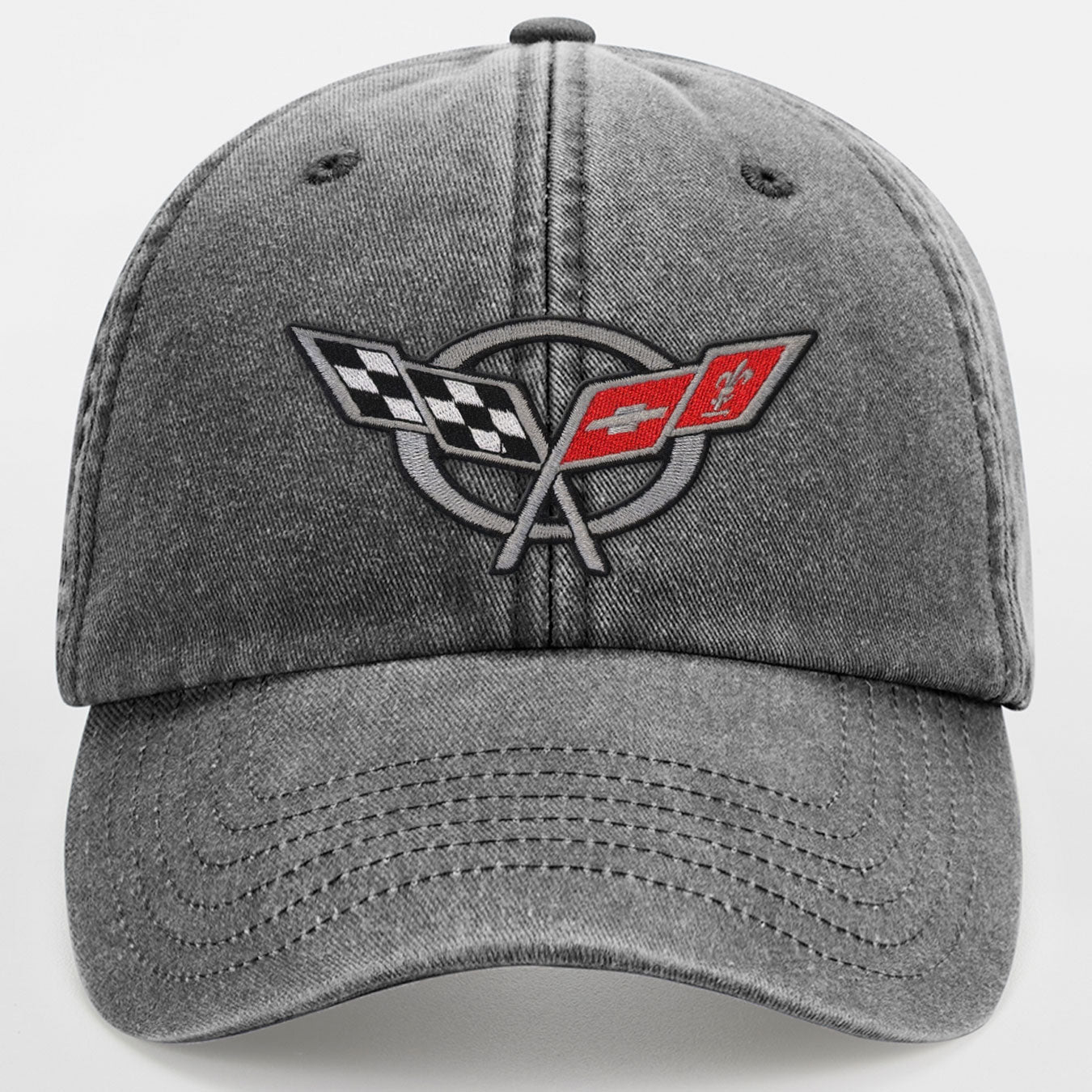 Corvette C5 Flags Vintage Low Profile Cap