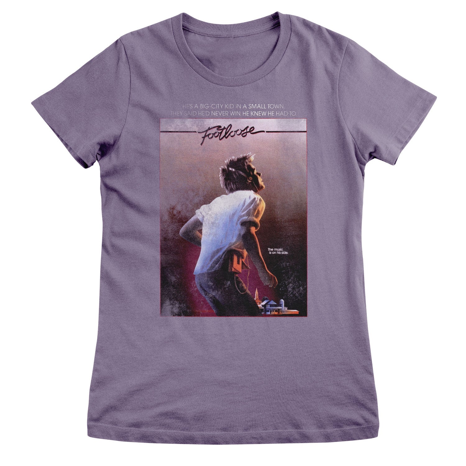 Footloose Vintage Movie Poster Girly Tee