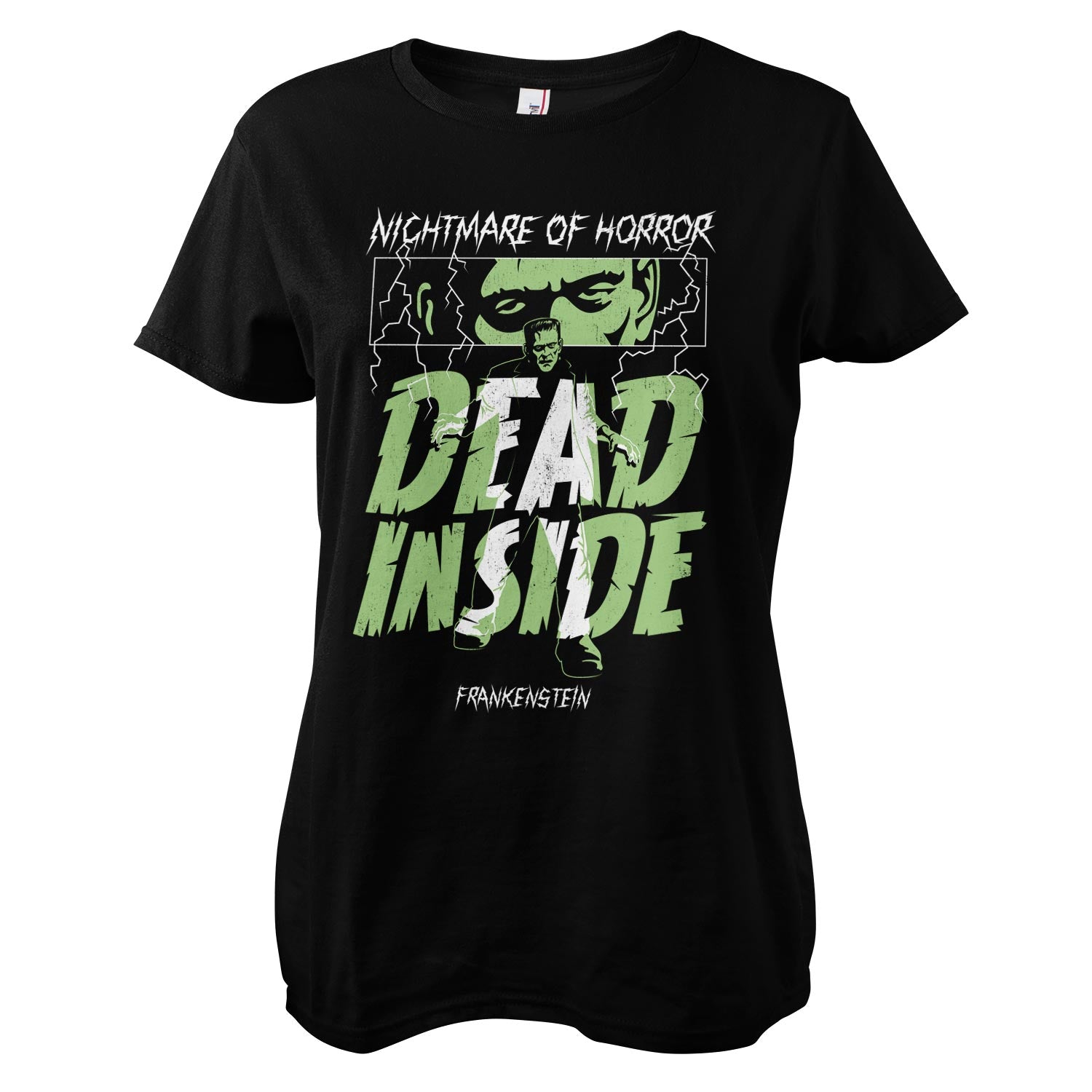Frankenstein - Dead Inside Girly Tee