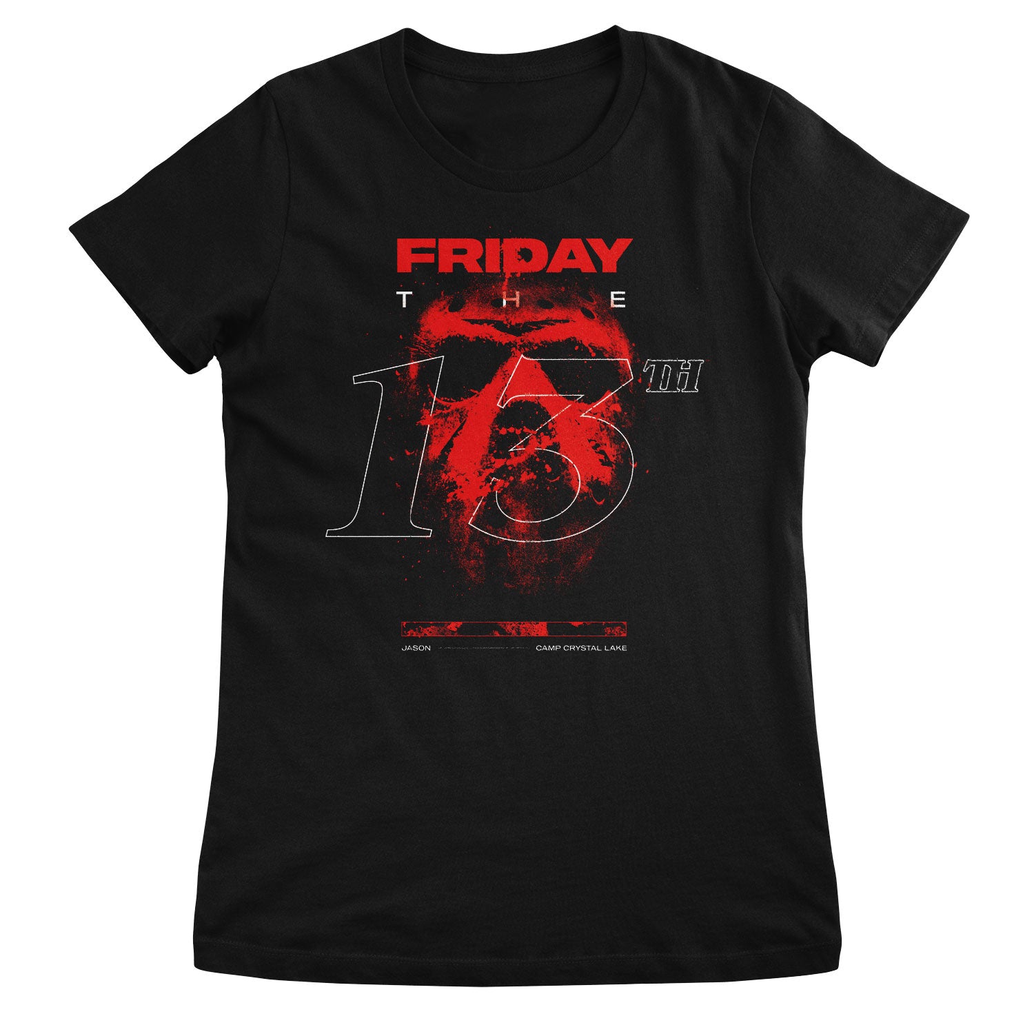 Friday The 13th Blood Splatter Girly Tee