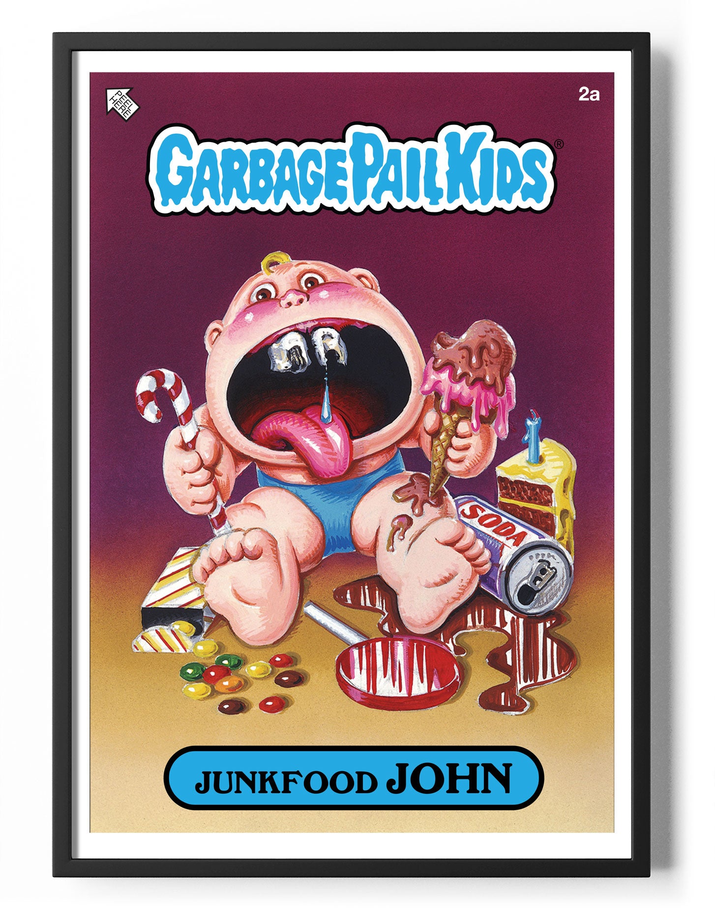 Garbage Pail Kids - Junkfood John Poster