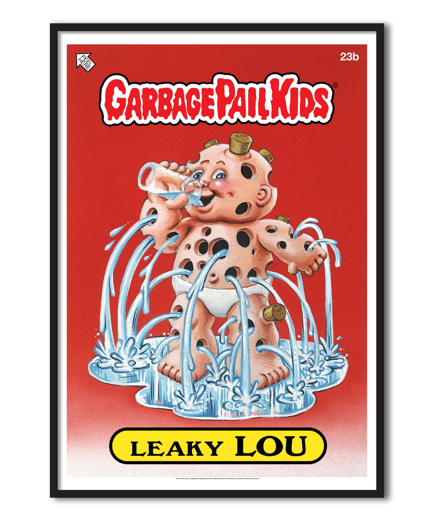 Garbarge Pail Kids - Leaky Lou Poster