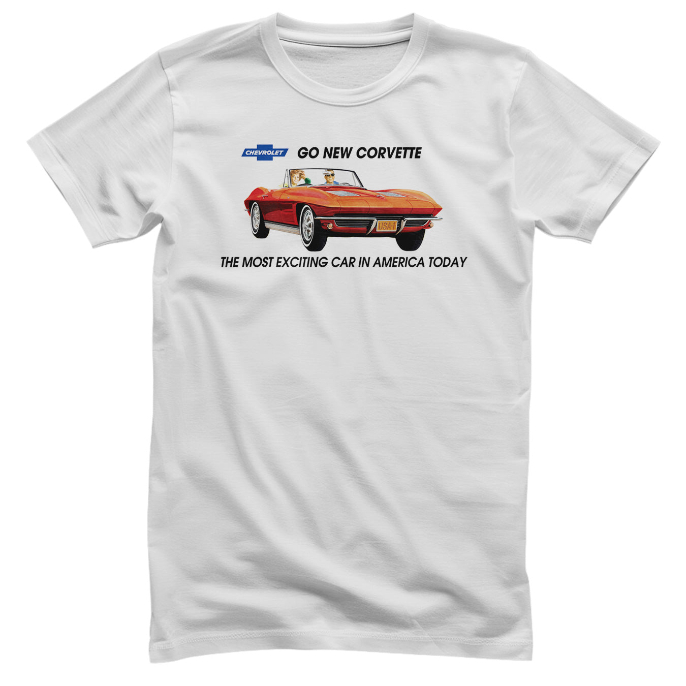 Go New Corvette Vintage Add T-Shirt