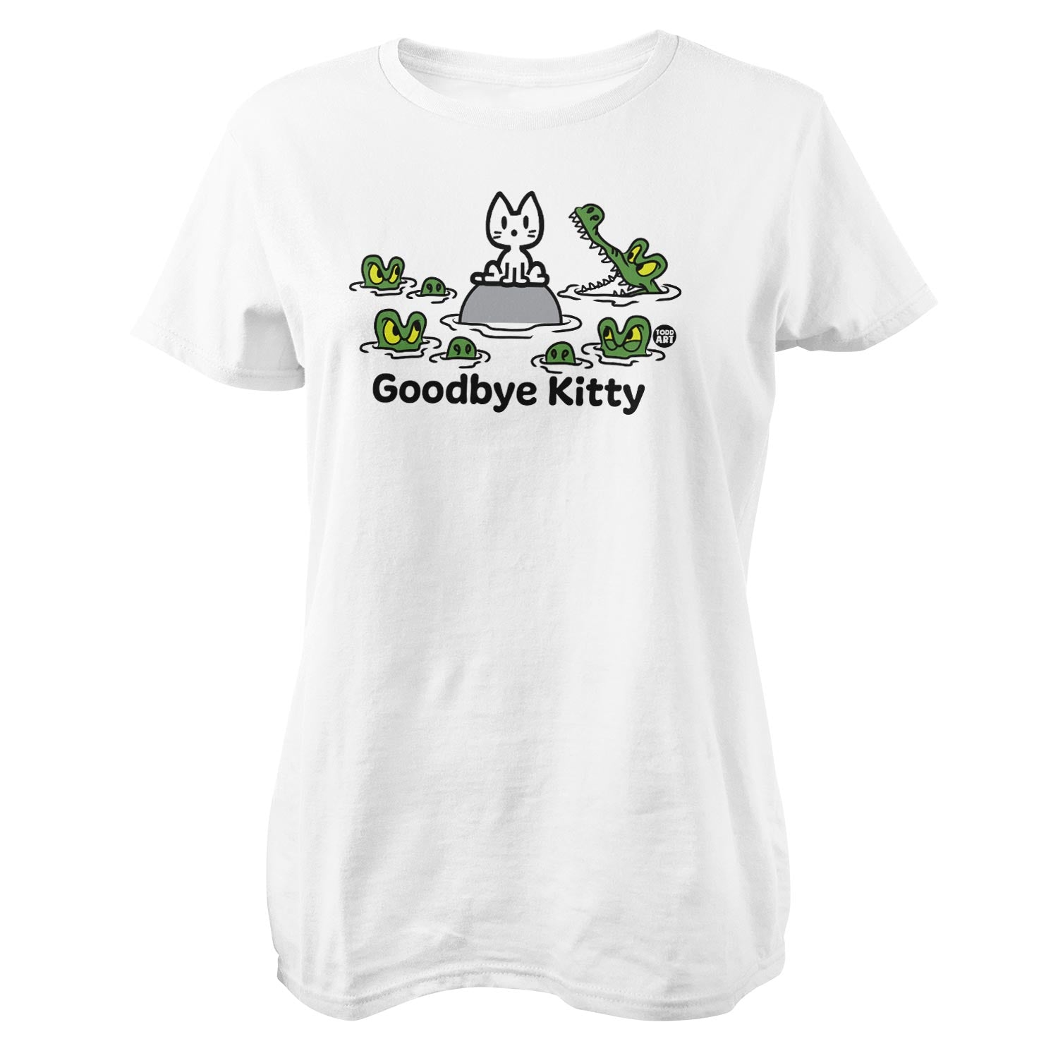 Goodbye Kitty Gators - ToddArt Girly Tee