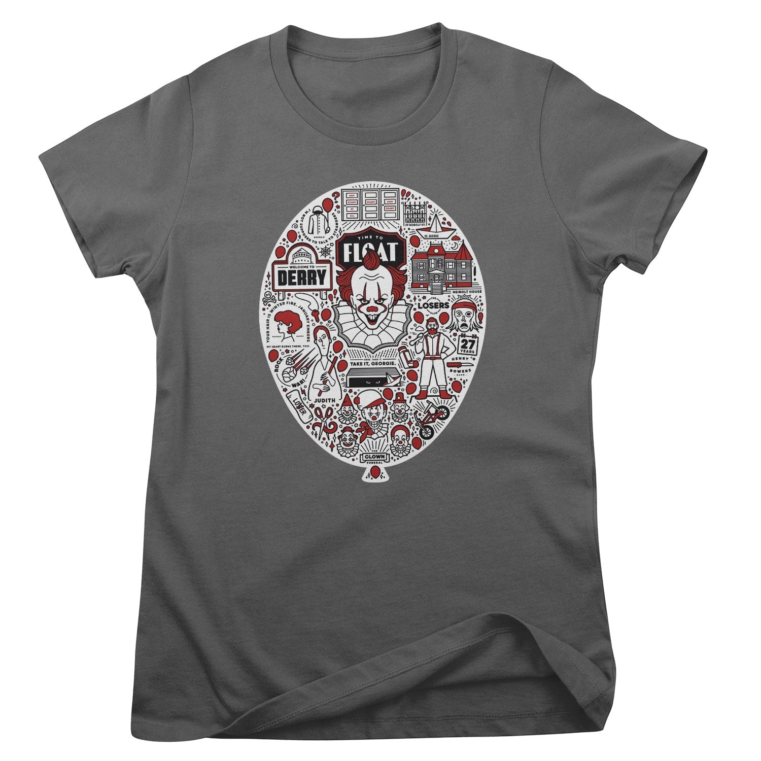 IT Balloon Icons Girly Tee