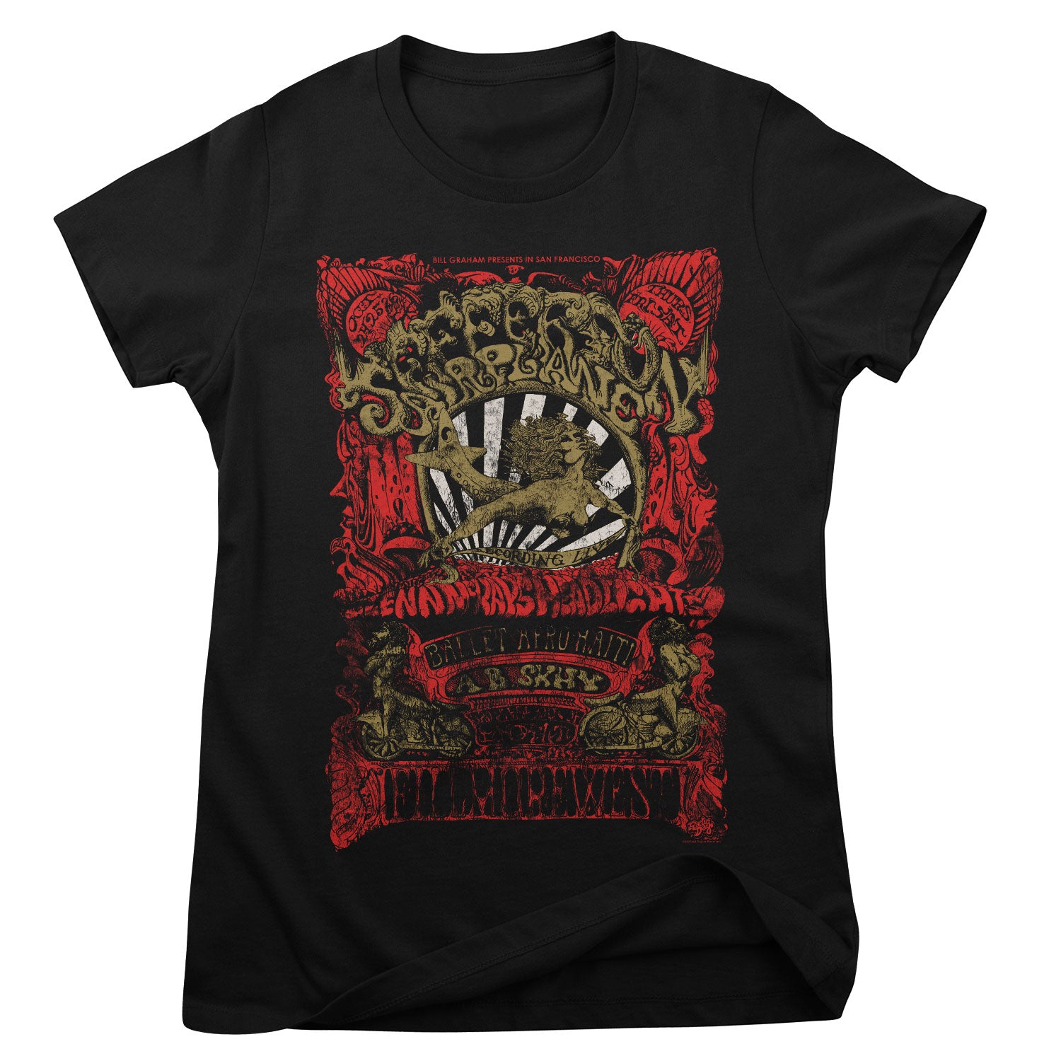 Jefferson Airplane In San Fransisco Poster Girly Tee