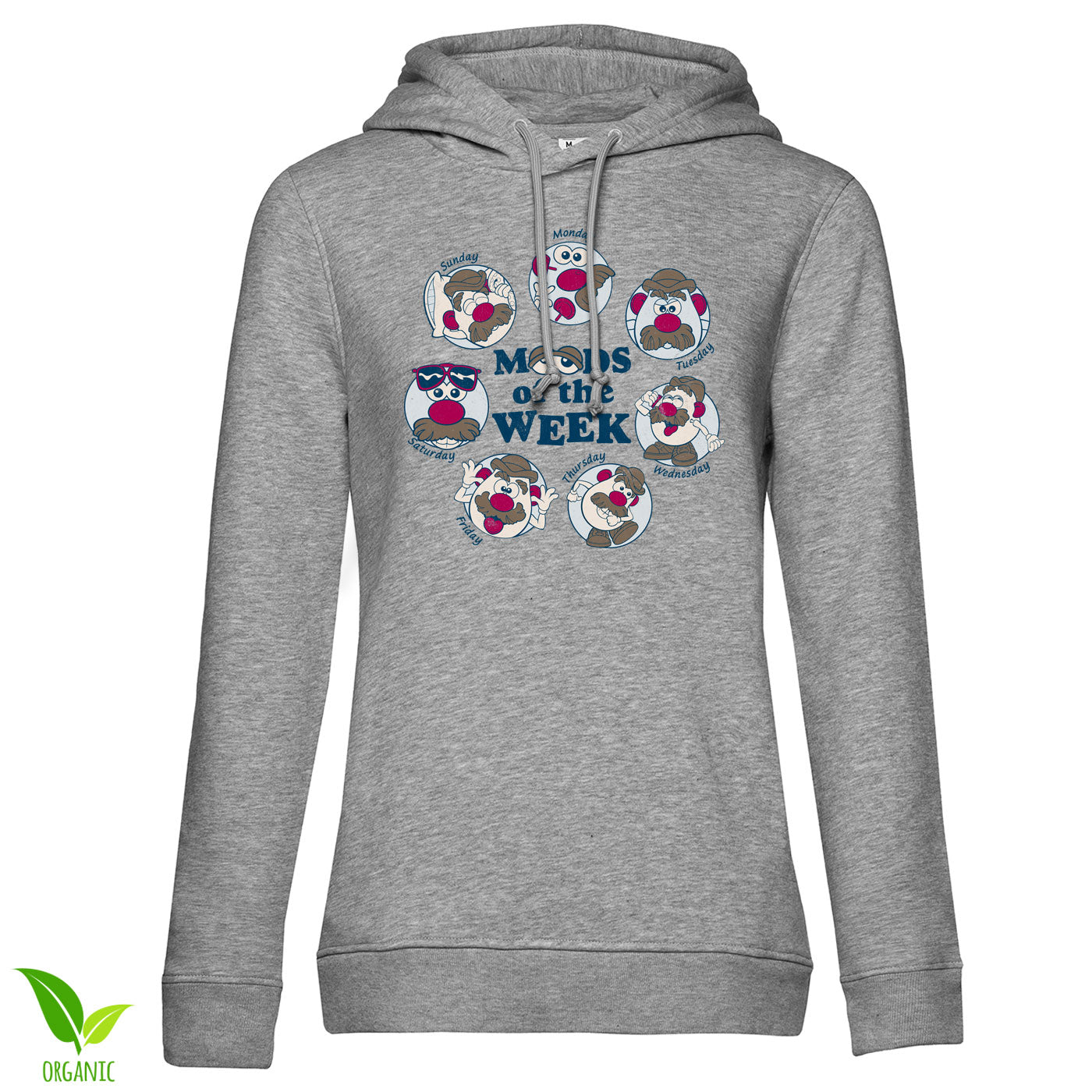 Mr Potato Head - Moods of the Week Girly Hoodie