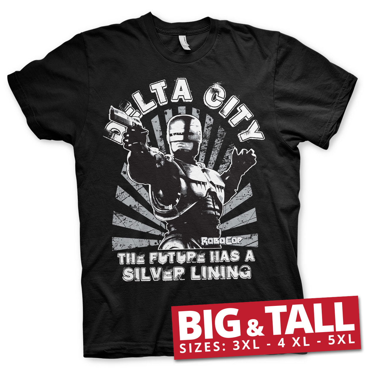 Robocop - Delta City Big & Tall T-Shirt