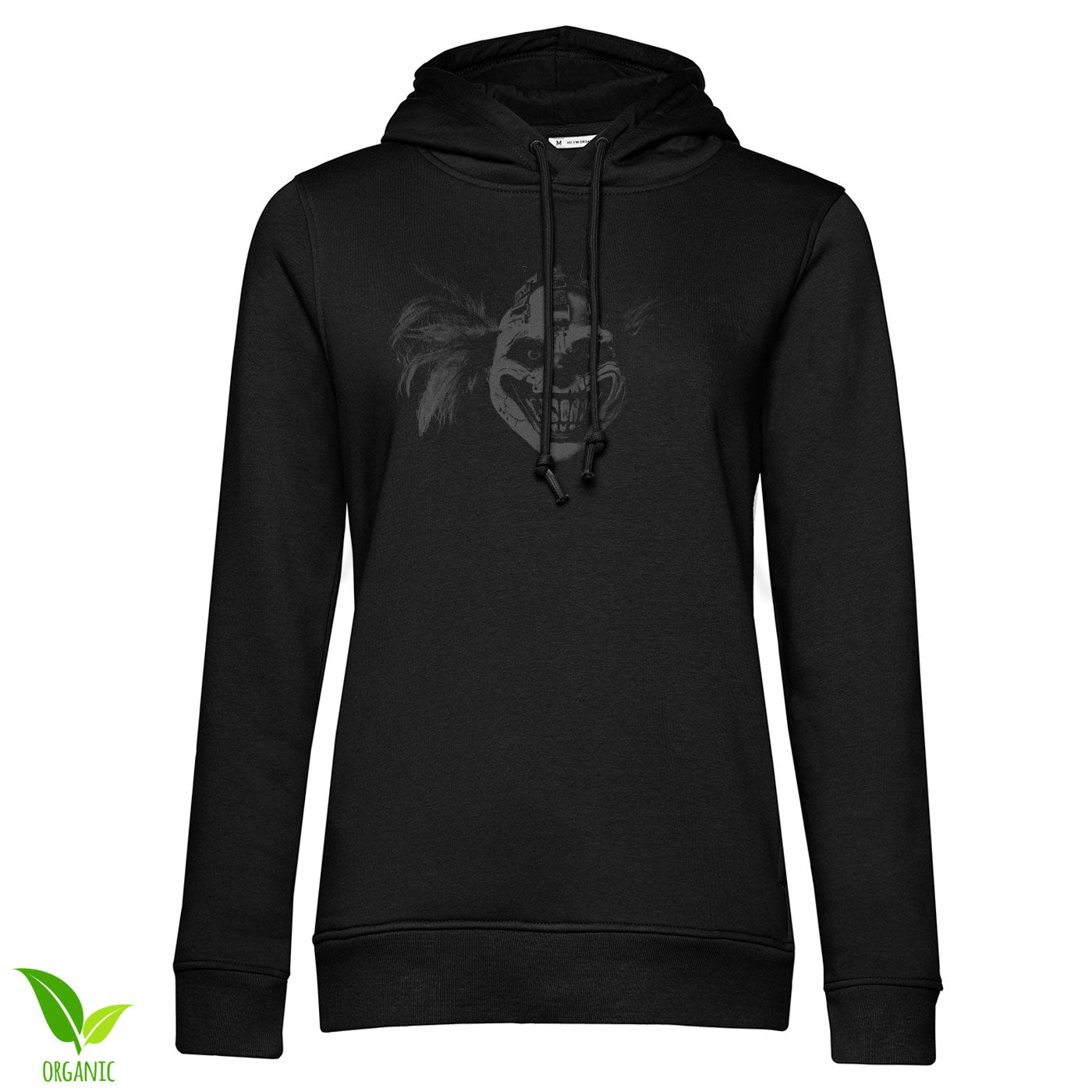Sweet Tooth Black on Black Girly Hoodie