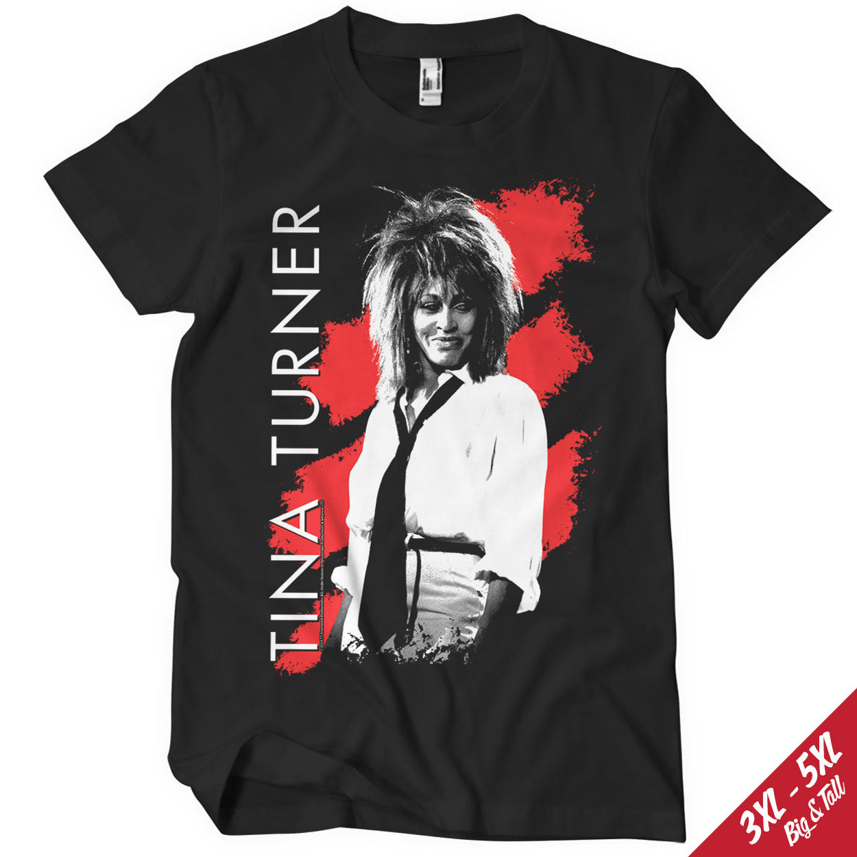 Tina Turner Tie Big & Tall T-Shirt