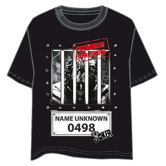 DC Comics Joker Prision adult t-shirt