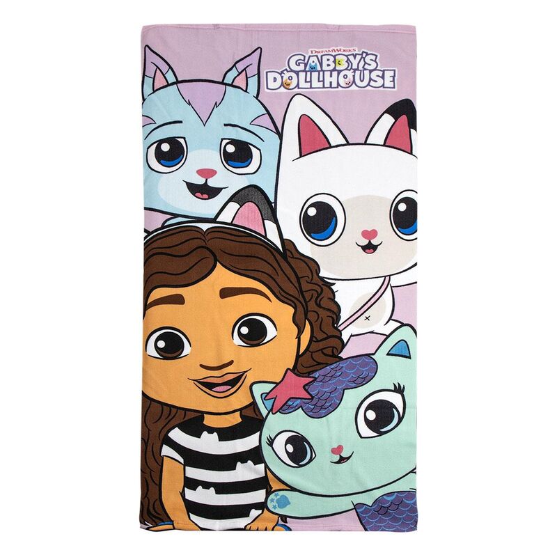 Gabbys Dolls House microfibre beach towel