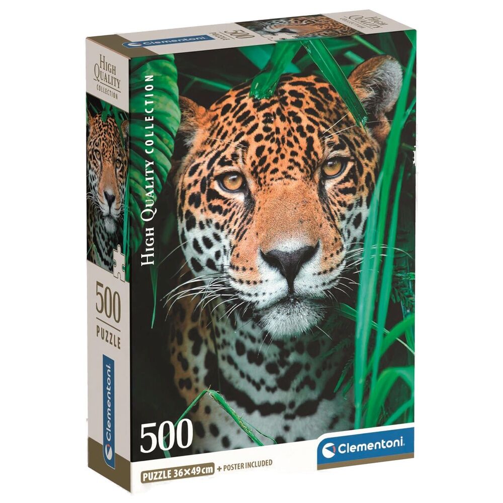 High Quality Jaguar in the Jungle puzzle 500pcs