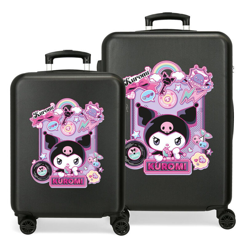 Hello Kitty Kuromi Wonder Set 2 ABS trolley suitcases 55-65cm