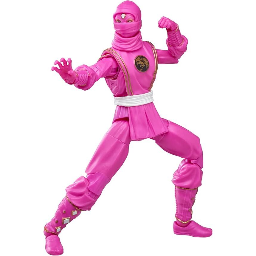 Power Rangers Lightning Collection Mighty Morphin Ninja Pink Ranger figure 15cm