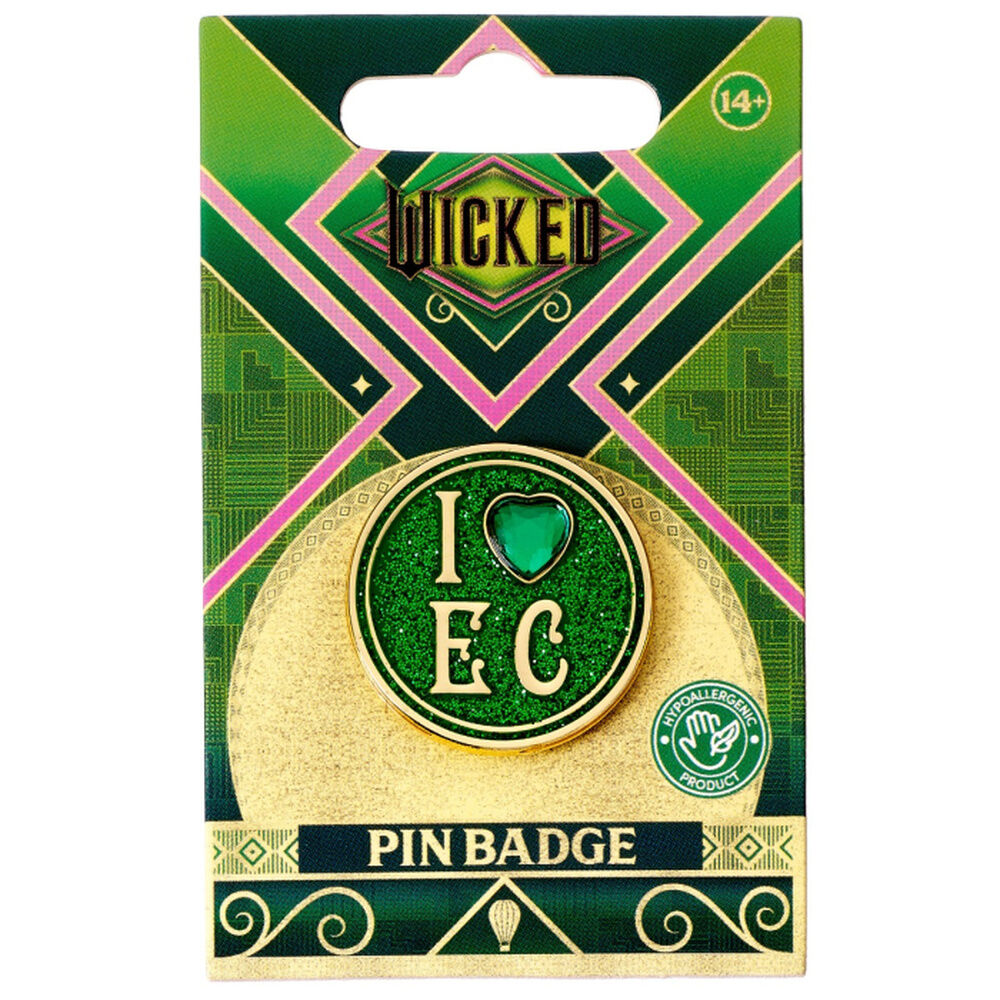 Wicked I Love Emerald City pin badge