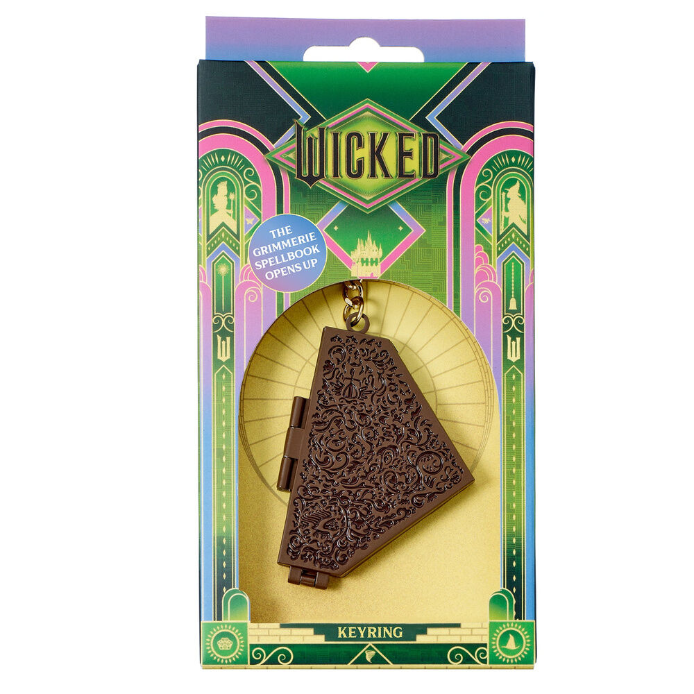 Wicked For Good Grimmerie keyring