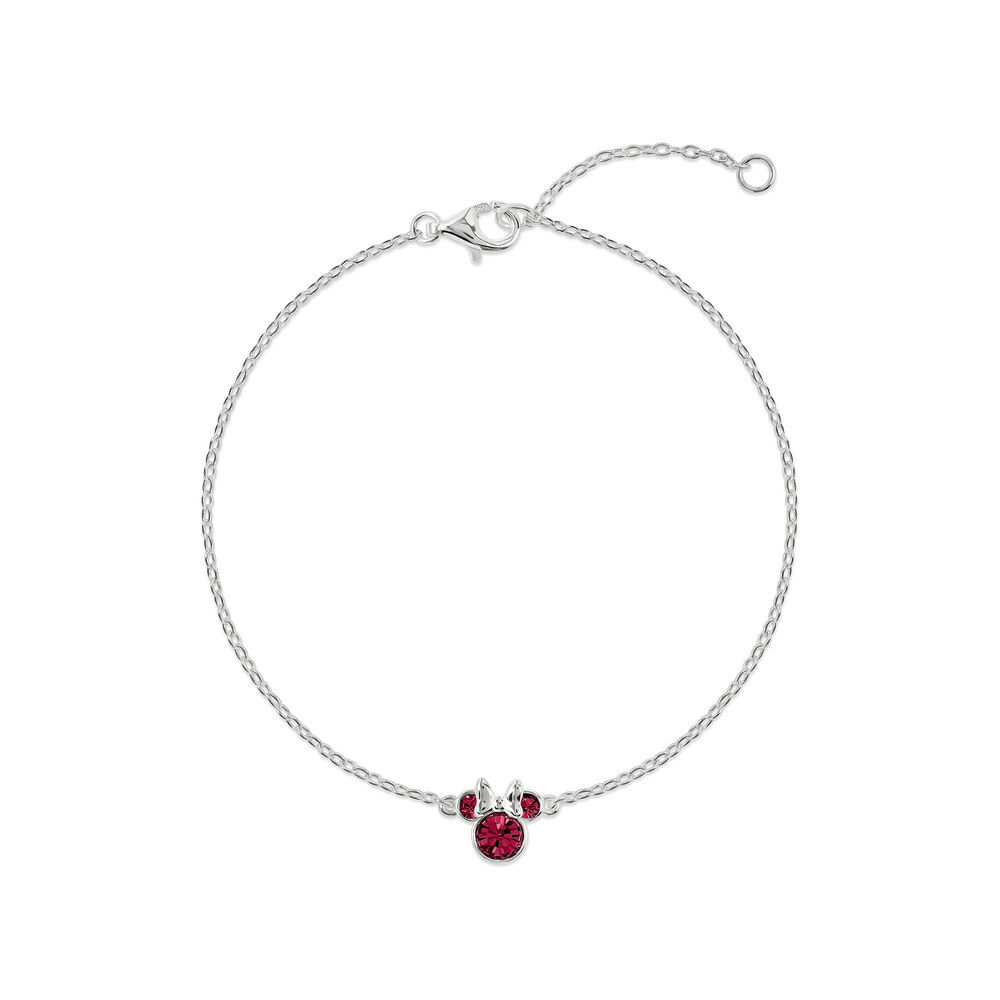 Disney Minnie July sterling silver bracelet