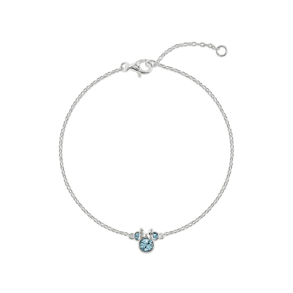 Disney Minnie March sterling silver bracelet