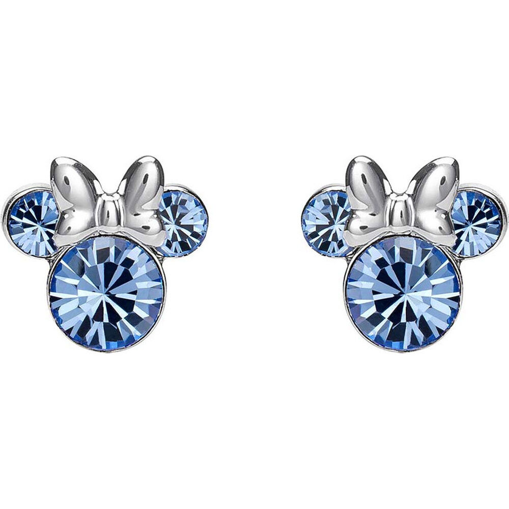 Disney Minnie December sterling silver earrings
