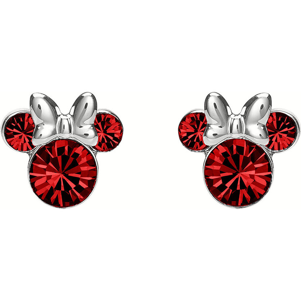 Disney Minnie July sterling silver earrings