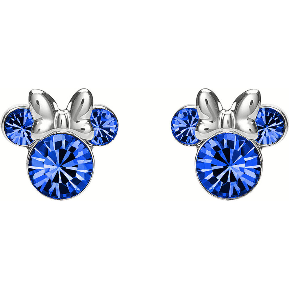 Disney Minnie September sterling silver earrings