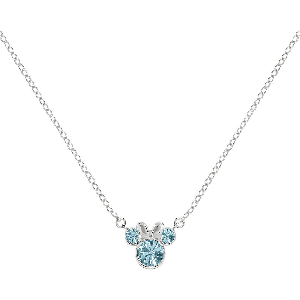 Disney Minnie March sterling silver necklace