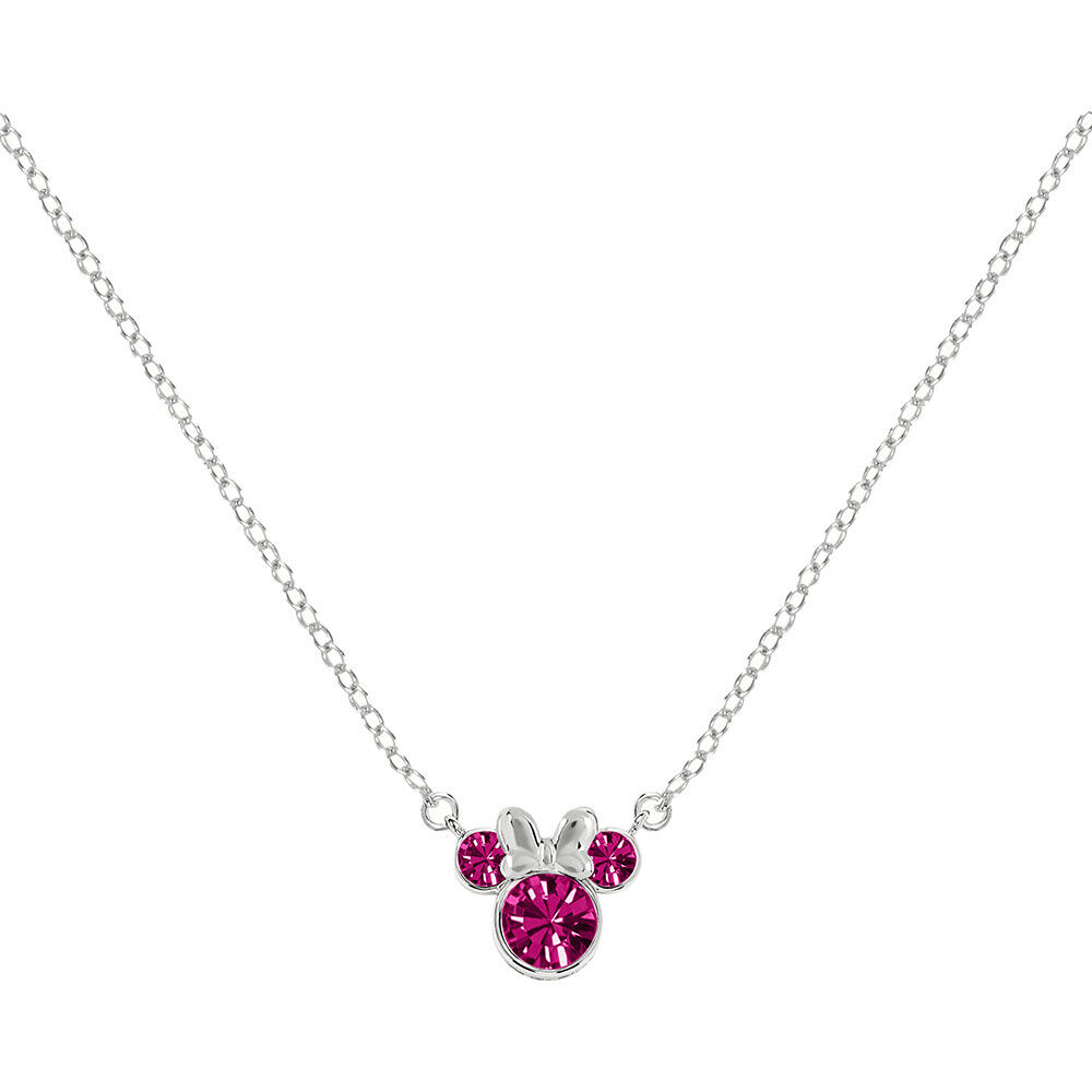 Disney Minnie October sterling silver necklace