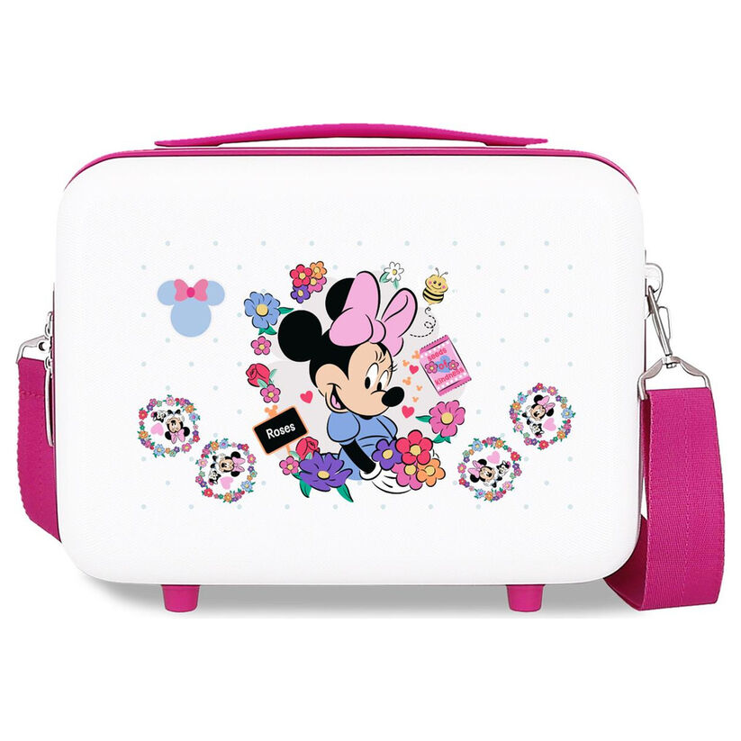 Disney Minnie Flowers ABS adaptable beauty case 29cm