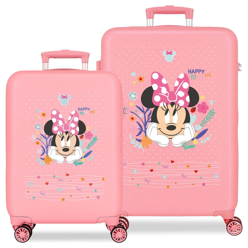 Disney Minnie Happy To Be Me ABS 2-piece trolley suitcase set 55/65cm