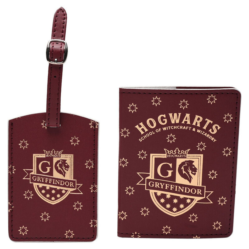 Harry Potter Gryffindor passport holder & luggage tag